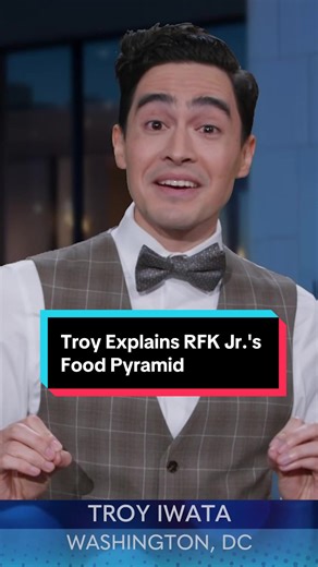 Confused by RFK Jr.'s food pyramid? Try using the food Taj Mahal! #DailyShow #RFKJr #FoodPyramid