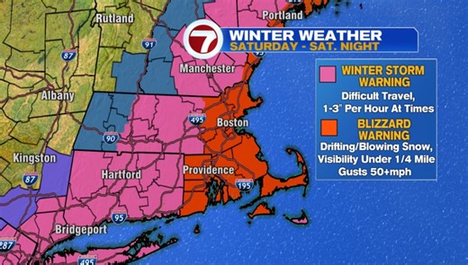 Almost all of eastern Mass. under blizzard warning ahead of nor’easter that could bring up to 2 feet of snow