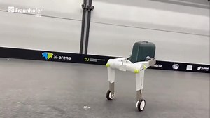 简洁型动态平衡自主搬运机器人 evoBot