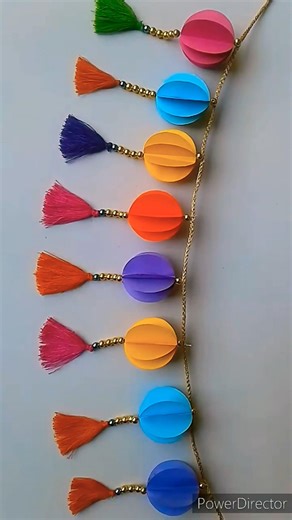 Door hanging toran #toran #craft #homedecor #shorts