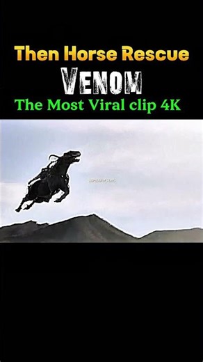 Venom Saves Horse 🐎🔥 | Venom vs Xenophage Full Scene (4K) #thriller #movie #cinematic