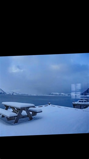 View from the window Blick aus dem Fenster #nature #snow #dji