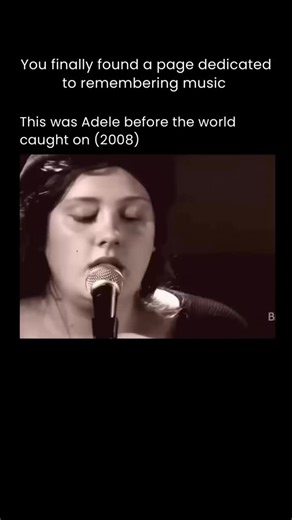 Remembering Music on Instagram: "Adele — “Chasing Pavements” (2008) In 2008, long before global fame, Adele stepped in front of a microphone and sang “Chasing Pavements” — and the foundation of everything that followed was already there. Years later, albums grew bigger and stages grew louder, but the voice never changed. Watching this now, it’s clear that what made Adele special was present from the very beginning: sincerity, emotion, and a presence that asks you to feel every word. Love music?