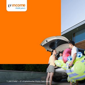 Drive with confidence and earn big rewards! Purchase a qualifying Drivo Car Insurance plan from 1 January 2026 to 31 March 2026 (both dates inclusive) and unlock up to 420,000 STAR$®^ when you apply promo code ‘CAR26’ at checkout. Enjoy comprehensive coverage for every journey plus exclusive roadside accident assistance from Orange Force—because your peace of mind matters. ^Promo and policy Ts&Cs apply. | Income