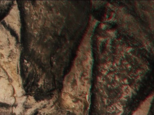 La grotte Chauvet en 3D (anaglyphes)