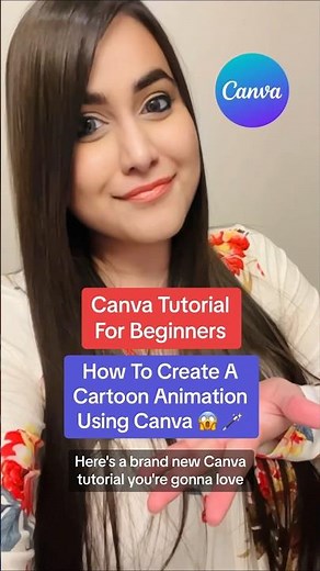 Canva Tutorial For Beginners - How To Create A Cartoon Animation Using Canva!