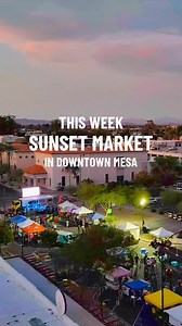 The Downtown Mesa Sunset Market is returning this week! Happening this Thursday 9/18 from 5-8pm, shop from tons of local vendors, enjoy new food trucks and listen to live music! This is such a great way to get out and explore Downtown Mesa. Have fun! | Visit Mesa