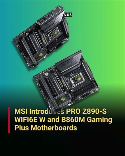 MSI Z890 and B860M Gaming Plus Motherboards for Core Ultra | #pcvenus #technews