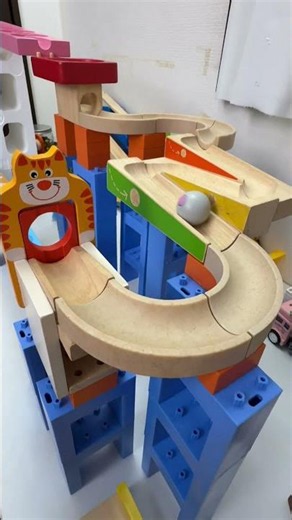 マーブルランレース Trix Track and HABA mixed course 126 #マーブルラン #marblerun #marblesrace #ビー玉転がし #TrixTrack
