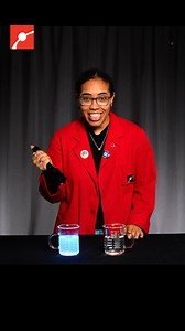 Why is this tonic water glowing blue? When exposed to ultraviolet light, tonic water fluoresces! This is because the high energy UV light energizes the quinine in the tonic water. #Science #Light #UVLight #ScienceExperiment #STEMEducation | Museum of Science, Boston