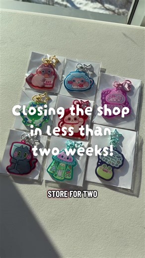 Less than two weeks until we close! I’ve extended our huge keychain sale to the main site too, and it’ll remain active until the shop closes for the summer 💗 - thank you so much for all of your support!! I’m a bit sad we won’t be able to have a proper 8th shop anniversary sale this June, but I hope these fun sales will make up for it! ☀️ - #keychains #keychain #catkeychain #stationery