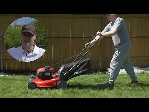 Tips on starting the Craftsman M110 M220 lawnmower