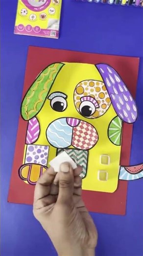 DIY 3D Dog Pop-Up Craft 🐾 | Fun & Easy Kids Activity