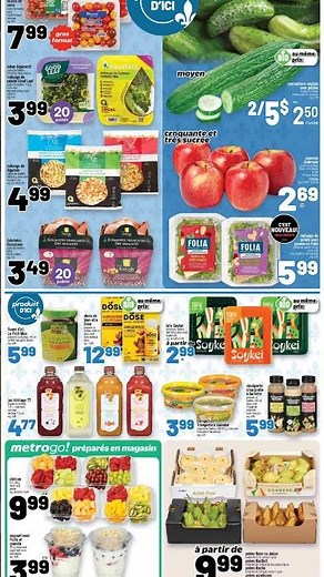 Metro weekly flyer / circulaire Apr 09 - Apr 15
