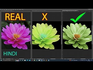 How To Change Flower Color Properly | Textile Designing | Photoshop Tutorial