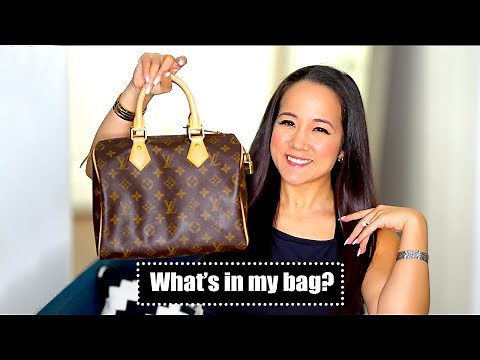 LOUIS VUITTON CLASSIC SPEEDY 25 | What's In My Bag | Organize My Bag | Dee LaVigne