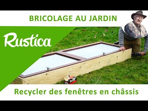 Recycle windows in the garden