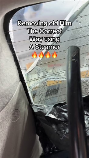 ♨️ THE CORRECT WAY TO REMOVE OLD WINDOW FILM ♨️ At Vista Window Tint, we don’t just install premium tint — we also remove old film the RIGHT way. Using a professional steamer, we safely lift the old tint without damaging your defrosters, glass, or rear windshield. No shortcuts. No rushing. Just proper technique and 10 years of experience making sure your car is treated with care. Need old tint removed? 📩 Book your appointment today! #WindowTint #TintRemoval #SteamerMethod ProperTechnique VistaW