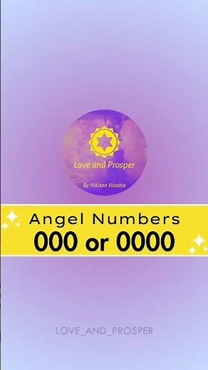 What Does Angel Number 000 or 0000 Mean? Unlock the Divine Message! #astrology #angelnumbers