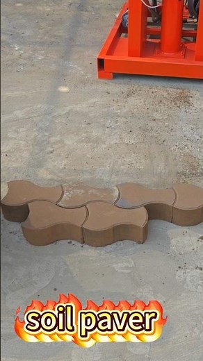 small electic soil clay earth interlocking paver brick making machine with 20 ton hydraulic press