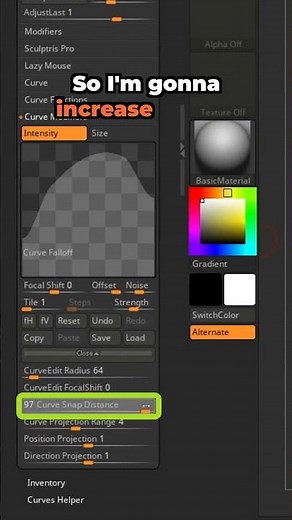 Curve Snapping Function