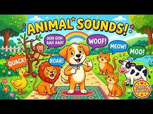 Animal Sounds for Toddlers | Dog, Cat, Cow, Duck, Lion + More | Bingo Teaches