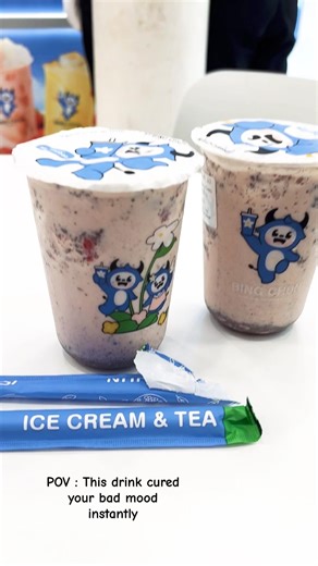 Sipping Summer in Every Drop 🍓✨Bing chun strawberry Oreo milkshake #oreoicecream #cooltreat l