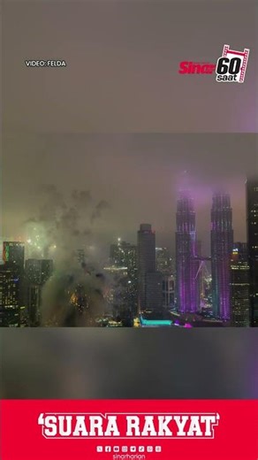 Pertunjukan bunga api bersempena sambutan Tahun Baharu 2026