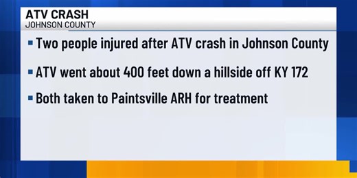 ATV crash leaves two injured on remote logging road