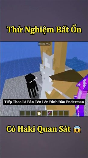 Testing 1,000 Arrows VS Enderman with Observation Haki 🤣 #shorts