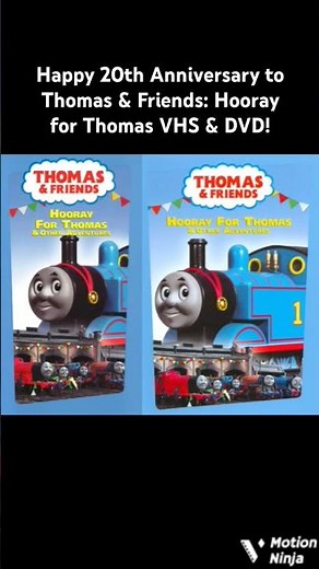 Happy 20th Anniversary to Thomas & Friends: Hooray for Thomas VHS & DVD!