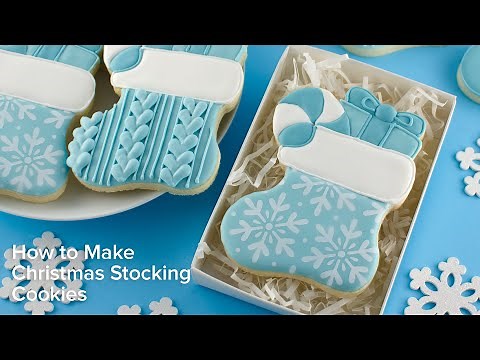 How to Make Christmas Stocking Cookies