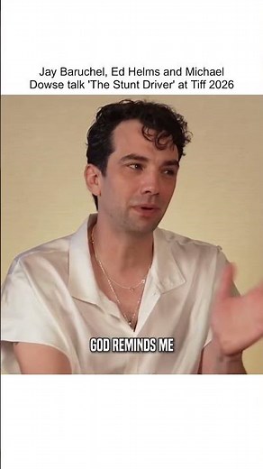 Jay Baruchel, Ed Helms and Michael Dowse talk 'The Stunt Driver' at Tiff 2026