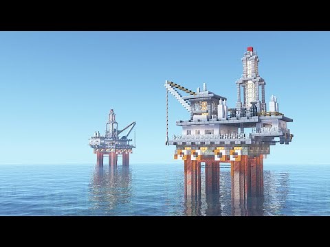 Minecraft | How to Build Oil Rig