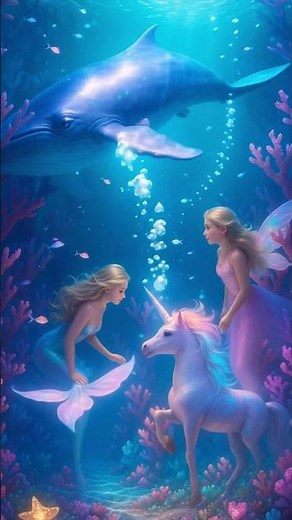 What Happens When a Fairy Meets a Mermaid Underwater?