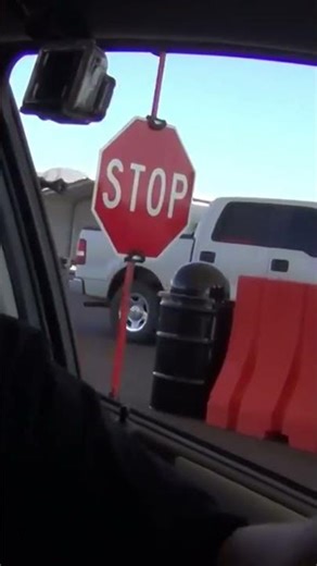 Backed up, DHS Immigration Inspection, US Border Patrol Checkpoint #ice #bordersecurity #checkpoint
