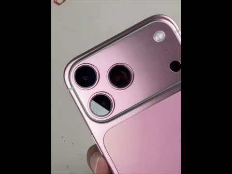 Installing iPhone 17 Pro Max Pink 💗