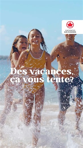 Quand votre seul trajet est jusqu’à la plage 🏖️ ☀️ Explorez nos destinations et planifiez votre prochain voyage avec notre guide ensoleillé : https://revesdesoleil.vacancesaircanada.com/ | Air Canada Vacations