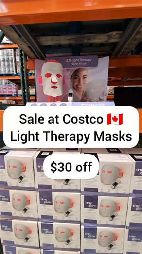 Mr. CME on Instagram: "@conaircanada LED Light Therapy Face Masks are on sale for the first time! $30 off until August 17! Spotted at Costco Markham East and most locations while supplies last. #MrCME #CostcoFinds #Costcoclearance #Costcoexclusive #costcocanada #costcomarkhameast"