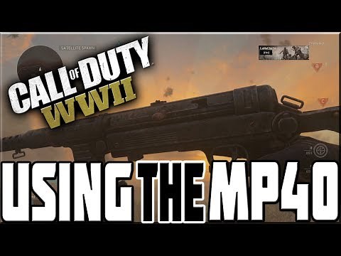 USING THE MP40 ON CALL OF DUTY WWII!