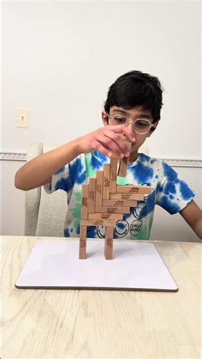 Jenga Challenge Accepted | wait for the end #jengablocksdiys #viral #challengeaccepted #jengagame