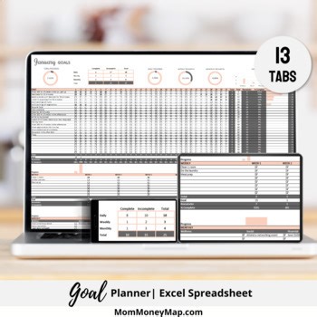 Goal Tracker Excel Spreadsheet