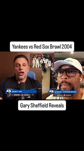 15 shares | What happened to the Yankees in 2004 in the ALCS? Former Yankees Gary Sheffield reveals. #Yankees #RedSox #Baseball #Playoffs | Eddie Mata | Facebook