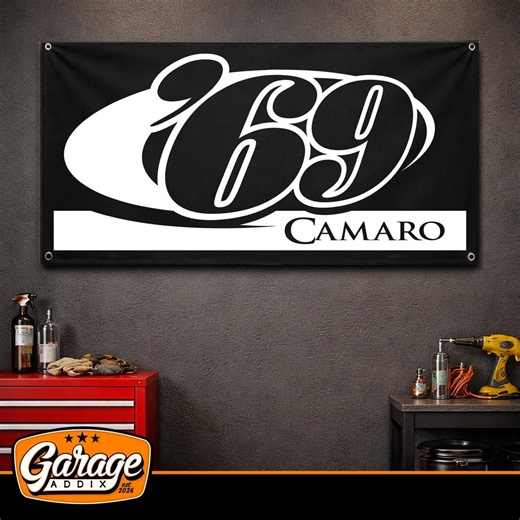 Custom Garage Banner Sign: Personalized Year, Model, Name Shop Wall Art - Etsy