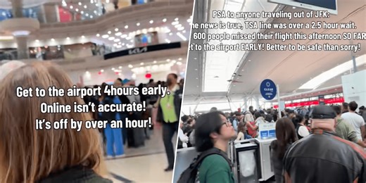 How Early You Should Arrive to the Airport Amid TSA Delays, Hourslong Lines