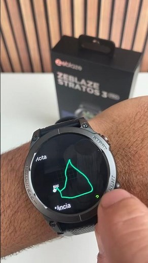 NOVO SMARTWATCH ZEBLAZE STRATOS 3 PRO TÁ MELHOR? Veja este teste esportivo. #smartwatchs #zeblaze