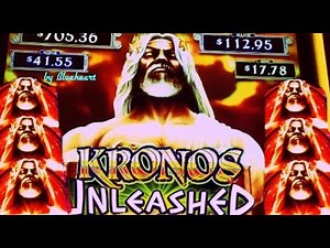 ★ NEW! ★ KRONOS UNLEASHED slot machine and ZEUS UNLEASHED slot BONUS WINS!