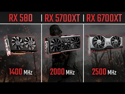 RX 580 vs 5700XT vs 6700XT | 1080P, 1440P and 4K Benchmarks