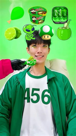 3.5M views · 70K reactions | COLOR FOOD MUKBANG Green #asmr #color #mukbang #tiktok #funny #mukbangasmr | Cure01 | Facebook