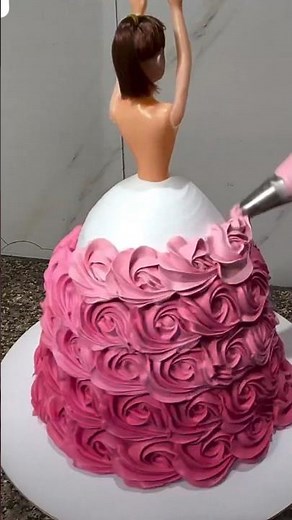 how to decorate barbie doll cakebarbie doll cake youtube